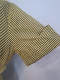 Lightweight Yellow Stripe Dress <br> (B-40" W-28" H-40")