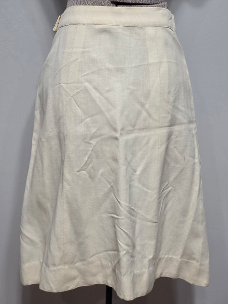 NNC Navy Nurse White Uniform Set Jacket & Skirt <br> (B-33" W-26" H-32")