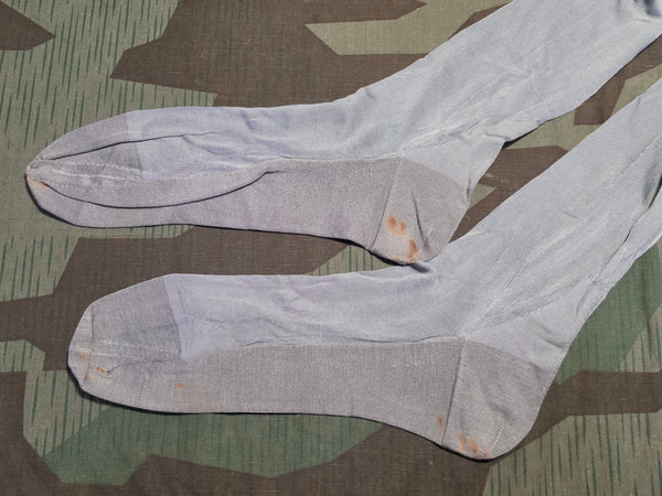 German Gray Seamed Stockings