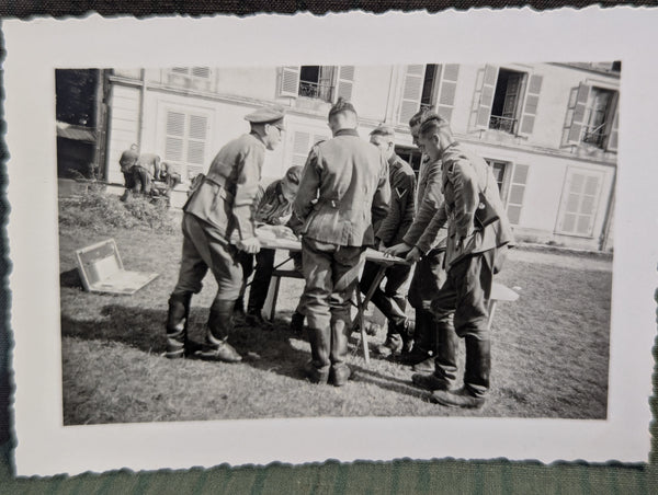 15 Wehrmacht Photos Army Folding Table, Folding Chair Etc...