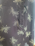 Plus Size Black Rayon Firework Print Dress <br> (B-57" W-49" H-62")