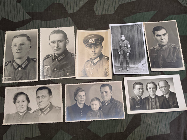 Random Soldier Portrait Photo Postcard