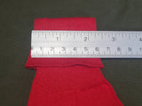 Red Bobby Socks with Original Label NOS (Fits Shoe Size 6.5-7)