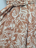 Harvest Print Dress <br> (B-36" W-30")