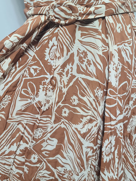 Harvest Print Dress <br> (B-36" W-30")