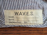 WAVES Seersucker Garrison Cap (Size 21)