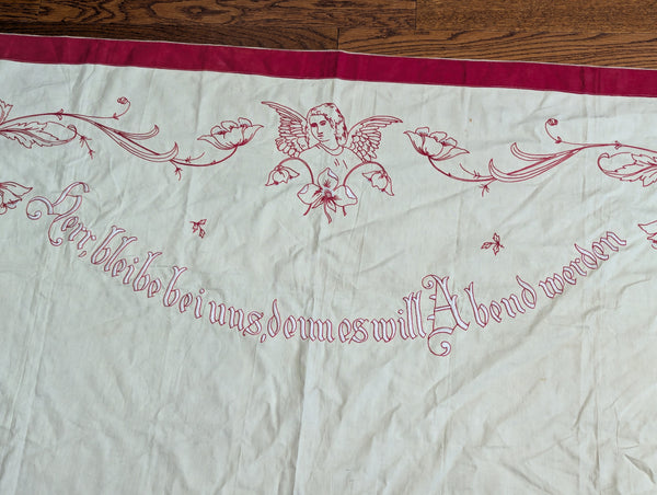 German Religious Cloth (Herr, bleibe bei uns, denn es will Abend werden)