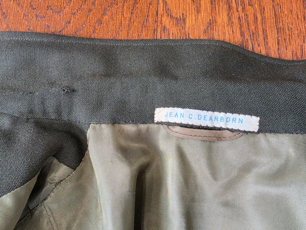 Nurse Uniform Grouping: Ike Jacket, Skirt, Hat, Blouse and Tie <br> (B-38" W-26.5" H-37")