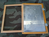 Period German Map Board Missing Plastic Cover