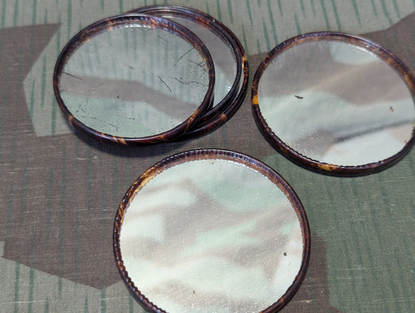 Original Celluloid Tortoise Shell Pocket Mirrors