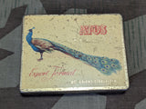 Atos Auslese Cigarette Tin with Peacock