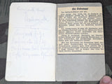 1940 Pocket Calendar Book from a Thief (Interesting Story)