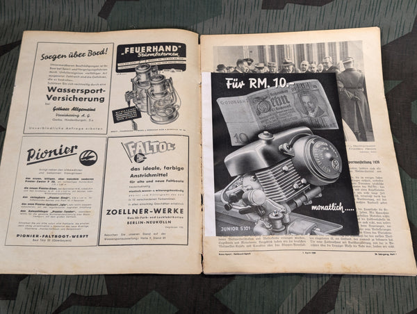 Canoe Sport Magazine 1 April 1939 Heft 7