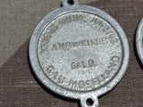 WHW Coat of Arms Charms 1942/43 Ahrweiler and Wittlich