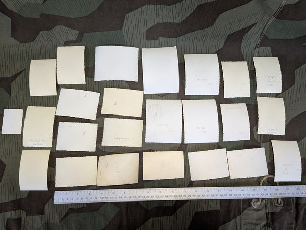 Lot of 24 Photos From a Young Leutnant