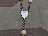 German Rosary with Off-White Beads