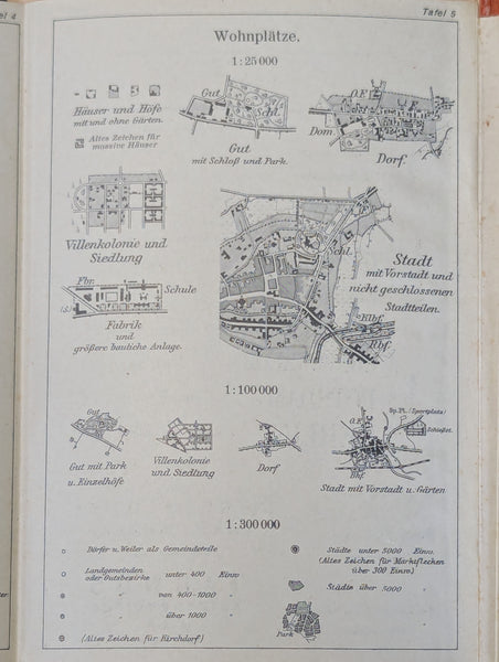 1943 Kartenlesen Map Reading Book
