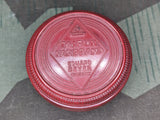 Red Bakelite Taifun Typewriter Ribbon Container