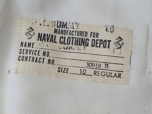 US Navy WAVES White Uniform Jacket & Skirt <br> (B-36" W-24" H-34")