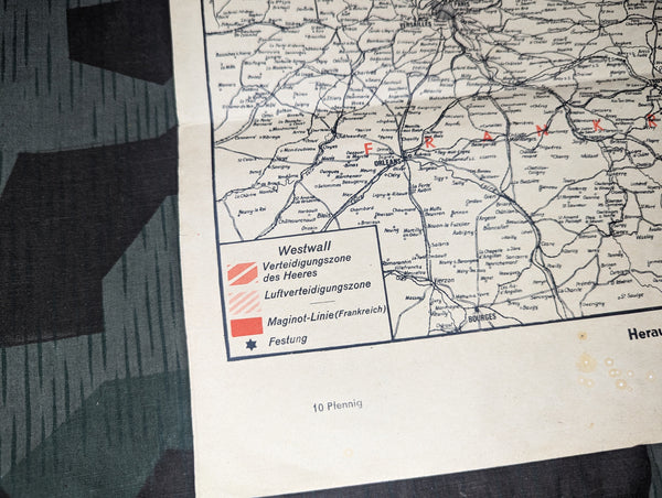 Völkischer Beobachter Westraum and Europe Map