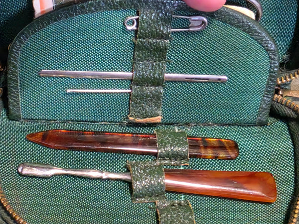 Small Zipper Travel Hygiene & Sewing Kit