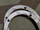 Pair German Boot Heel Irons Marked 24