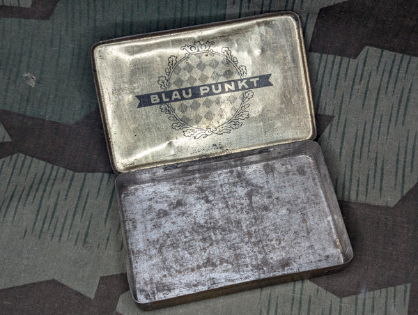 Waldorf Astoria Cigarette Tin Blau Punkt