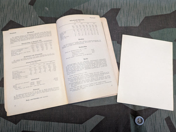 Schlag Nach über Skandinavien und Finnland w/ Map