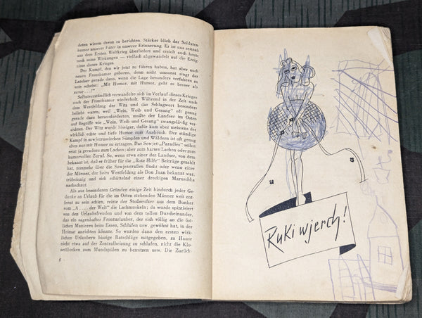 Volkischer Beobachter Landser Lachen Soldier's Humor Book
