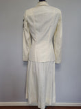 US Navy WAVES White Uniform Jacket & Skirt <br> (B-36" W-24" H-34")