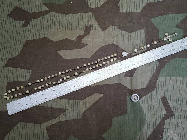 German Rosary with Off-White Beads