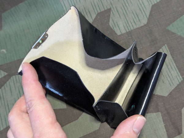 German Black Wallet with Coin Purse NOS