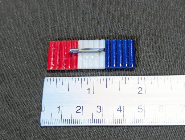 Early Plastic Blue Star Pin