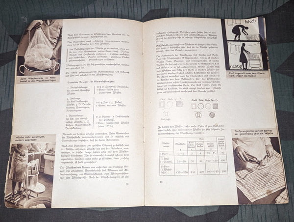 Haushaltspflege German Home Care Booklet 1939