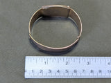 Army Sweetheart Locket Cuff Bracelet