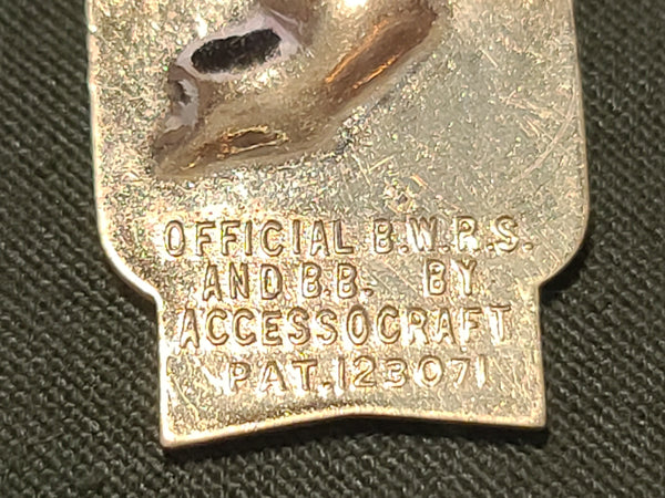 British War Relief Society Pin "Dieu et mon Droit"