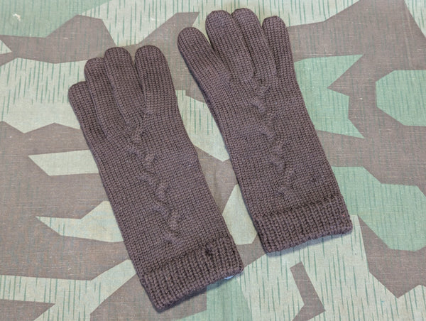 German Brown Winter Gloves