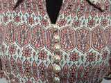 Pink Buddha Stained Glass Novelty Print Dress <br> (B-39" W-30" H-38")