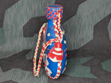 1930's Decorative Leather Covered Flask