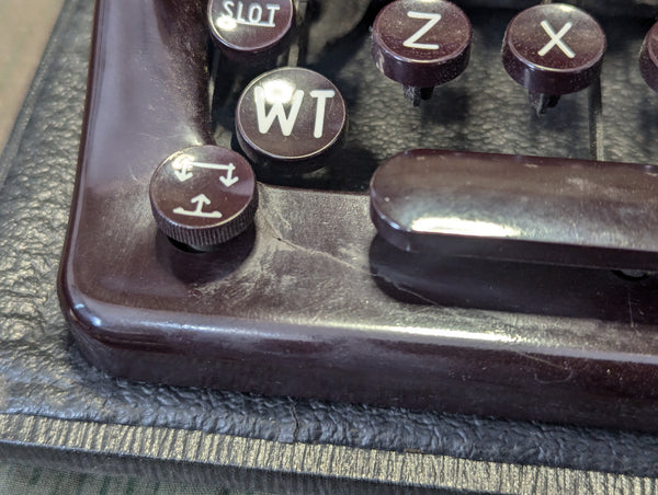1941 Bakelite Olympia-Plana Dutch Occupation Typewriter Amsterdam