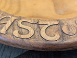 "Ein Froher Gast Wird Niemals Last" German Wood Bread Plate