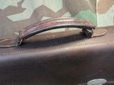 Pre War German Pebbled Leather Briefcase