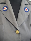 Women's Civil Defense Jacket & Skirt <br> (B-36" W-26" H-35")