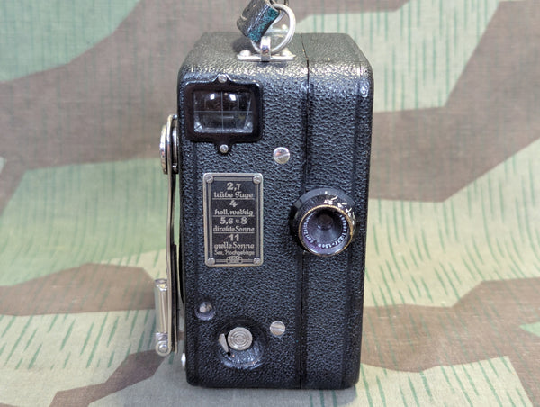 Zeiss Ikon Kinamo 16mm Film Camera 1930's Tessar Lens