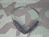Original German Folding Earmuffs Gray and Black