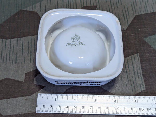 Pre war Scharlachberg Meisterbrand Ashtray