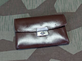 NOS German Dark Brown Wallet with Coin Purse