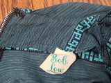 Teal Green Stripe Design Dress <br> (B-34" W-27")