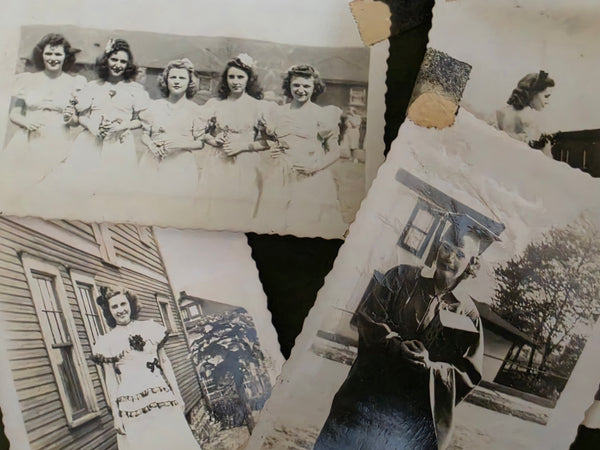 Lot of 13 Nurses Photos (School and Postcards from Europe)