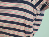 Pink and Dark Blue Striped Dress <br> (B-36" W-27" H-38")